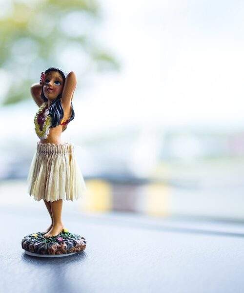 Summer hours Hula bobble doll